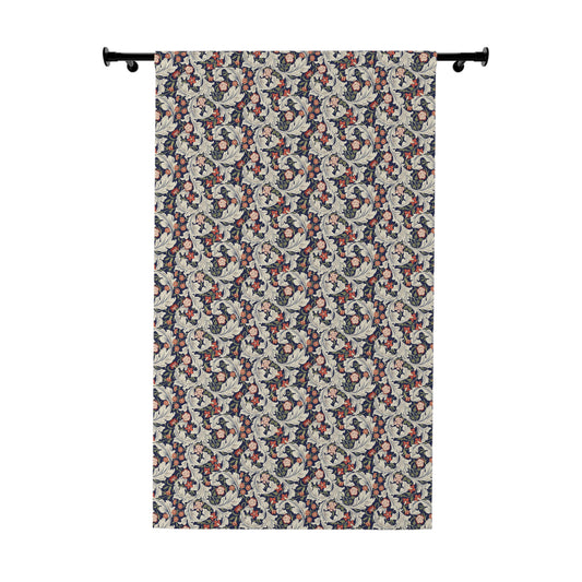 Blackout Window Curtain inspired by William Morris (1 Piece) - Leicester Collection (Royal)