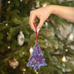 Wooden Christmas Ornaments inspired by William Morris -