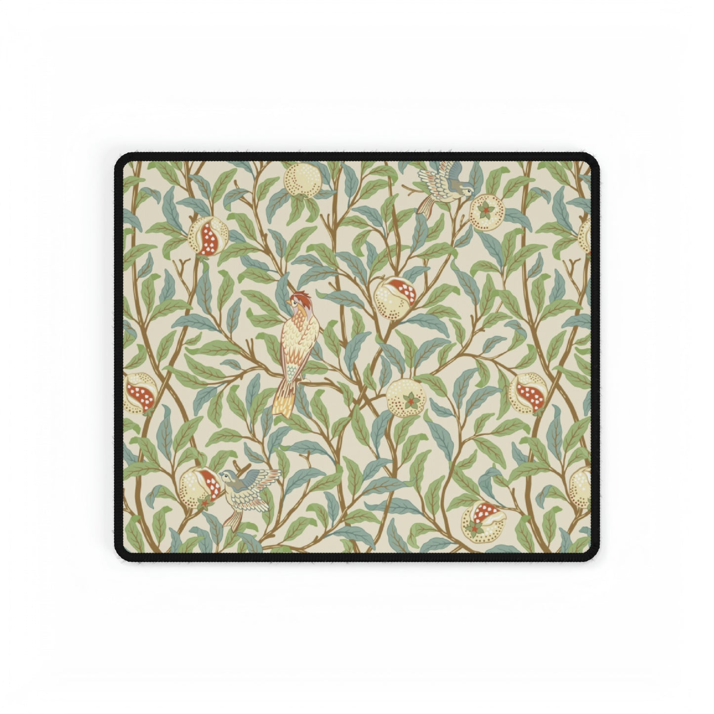 Desk Mat inspired by William Morris - Bird and Pomegranate Collection (Parchment)