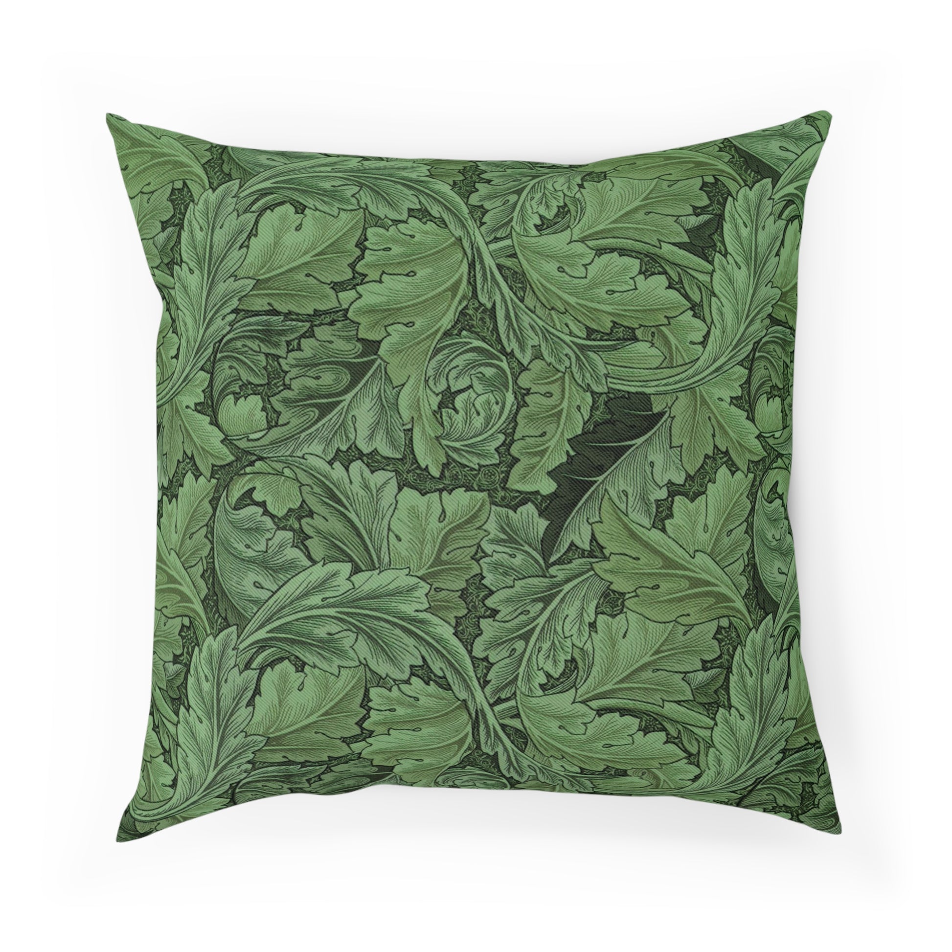 william-morris-co-cotton-drill-cushion-and-cover-acanthus-collection-green-1