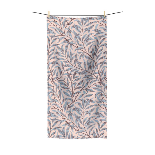 William Morris & Co Luxury Polycotton Towel - Willow Bough Collection (Blush)