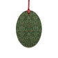 Wooden Christmas Ornaments inspired by William Morris - Flower Garden Collection
