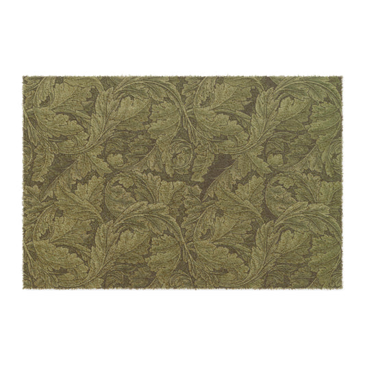 william-morris-co-coconut-coir-doormat-acanthus-collection-green-1