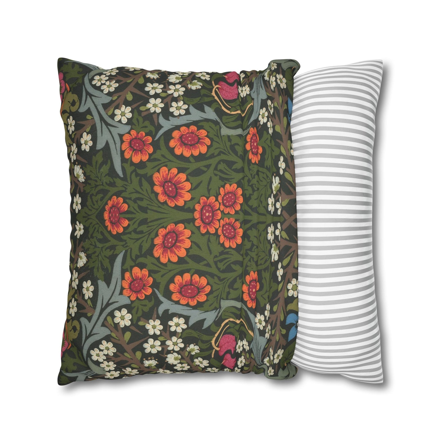 Cushion Cover inspired by William Morris - Blackthorn Collection