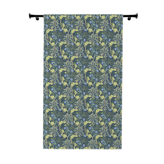 william-morris-co-blackout-window-curtain-1-piece-seaweed-collection-blue-flower-1