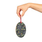 Wooden Christmas Ornaments inspired by William Morris - Seaweed Collection (Yellow Flower)