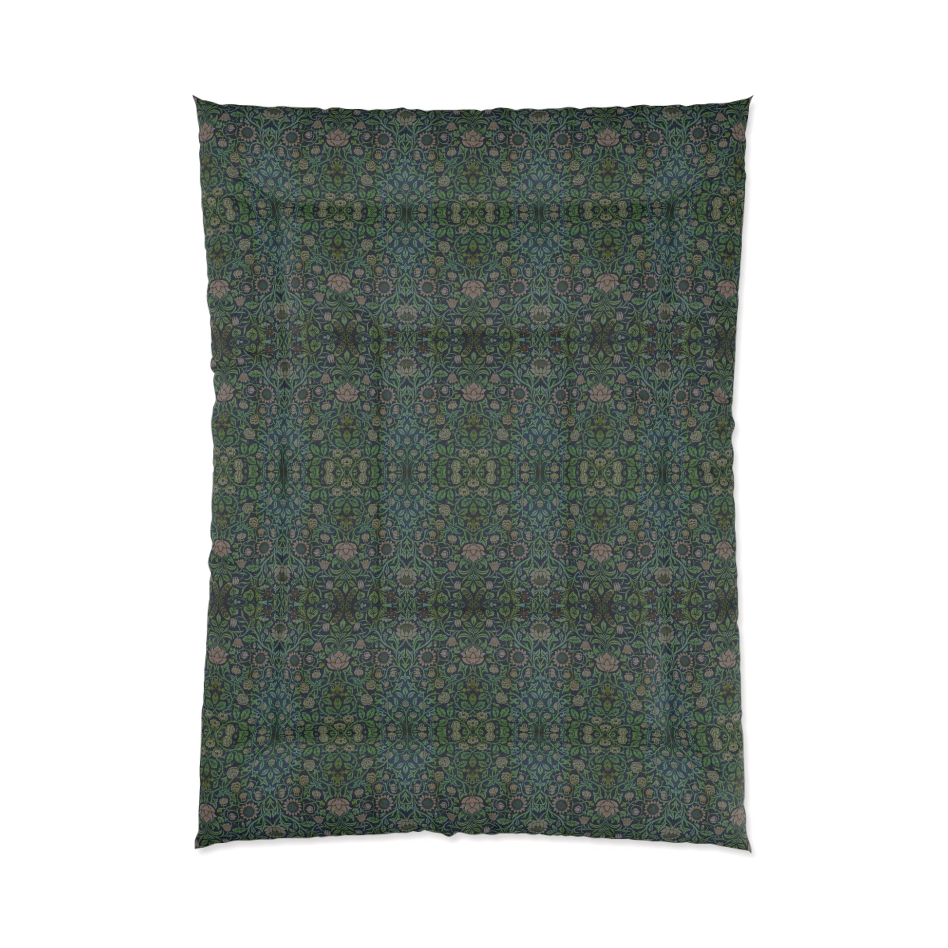 comforter-william-morris-violet-columbine-collection-green-3