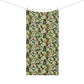 Bath Towel inspired by William Morris - Leicester Collection (Green)