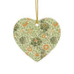 Ceramic Christmas Ornaments inspired by William Morris - Grafton Collection - Double Sided Print: 1pc, 3pcs, 5pcs, 10pcs