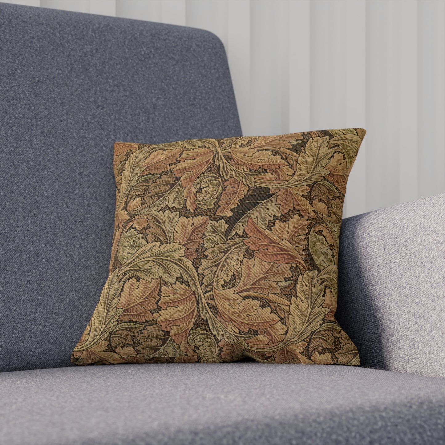 william-morris-co-cotton-drill-cushion-and-cover-acanthus-collection-brown-8