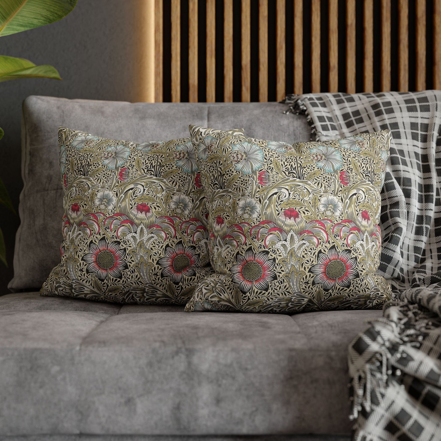 Cushion Cover inspired by William Morris - Corncockle Collection