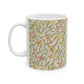 Ceramic Mug inspired by William Morris - Four Fruits Collection (Sand)