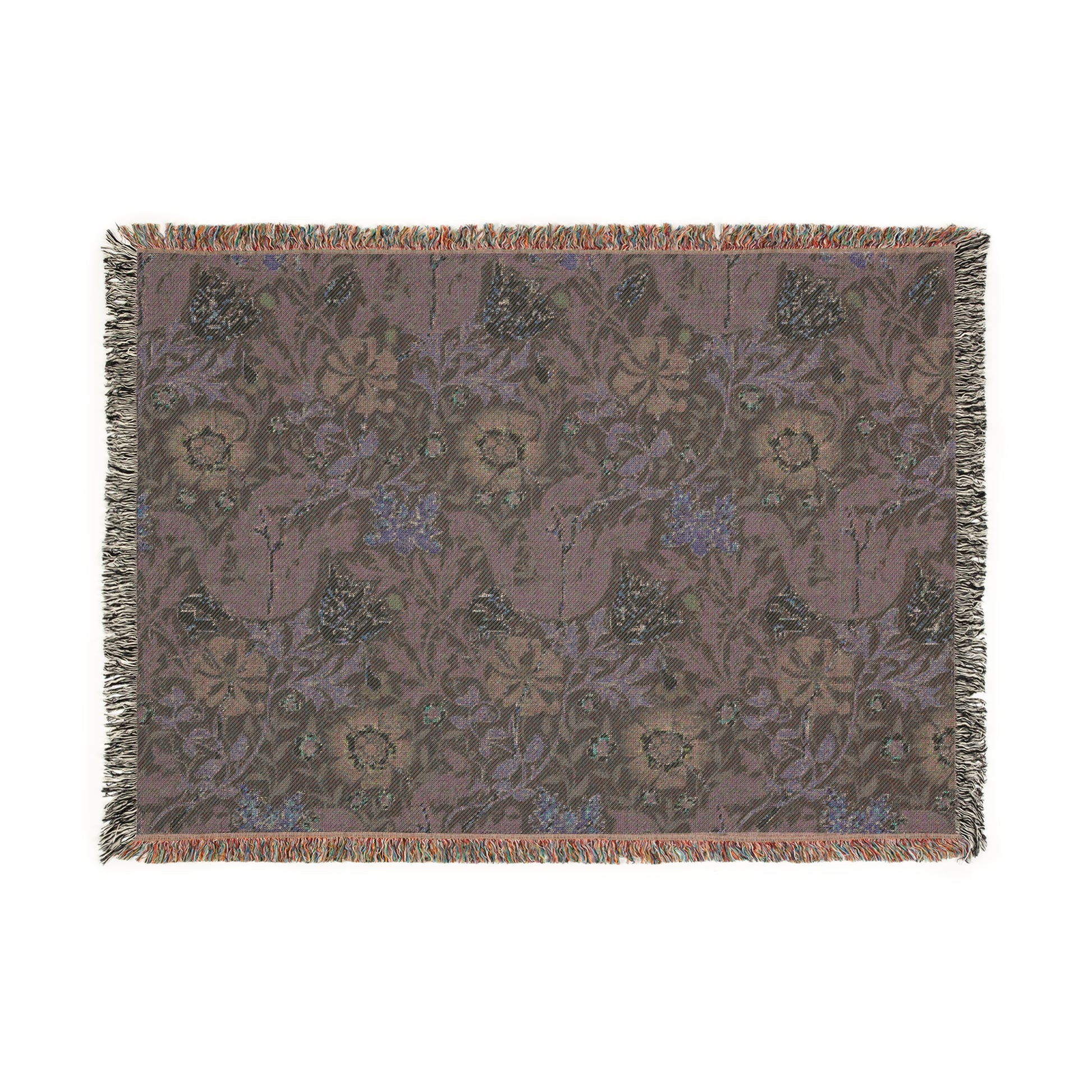 woven-cotton-blanket-william-morris-compton-bluebell-cottage-5