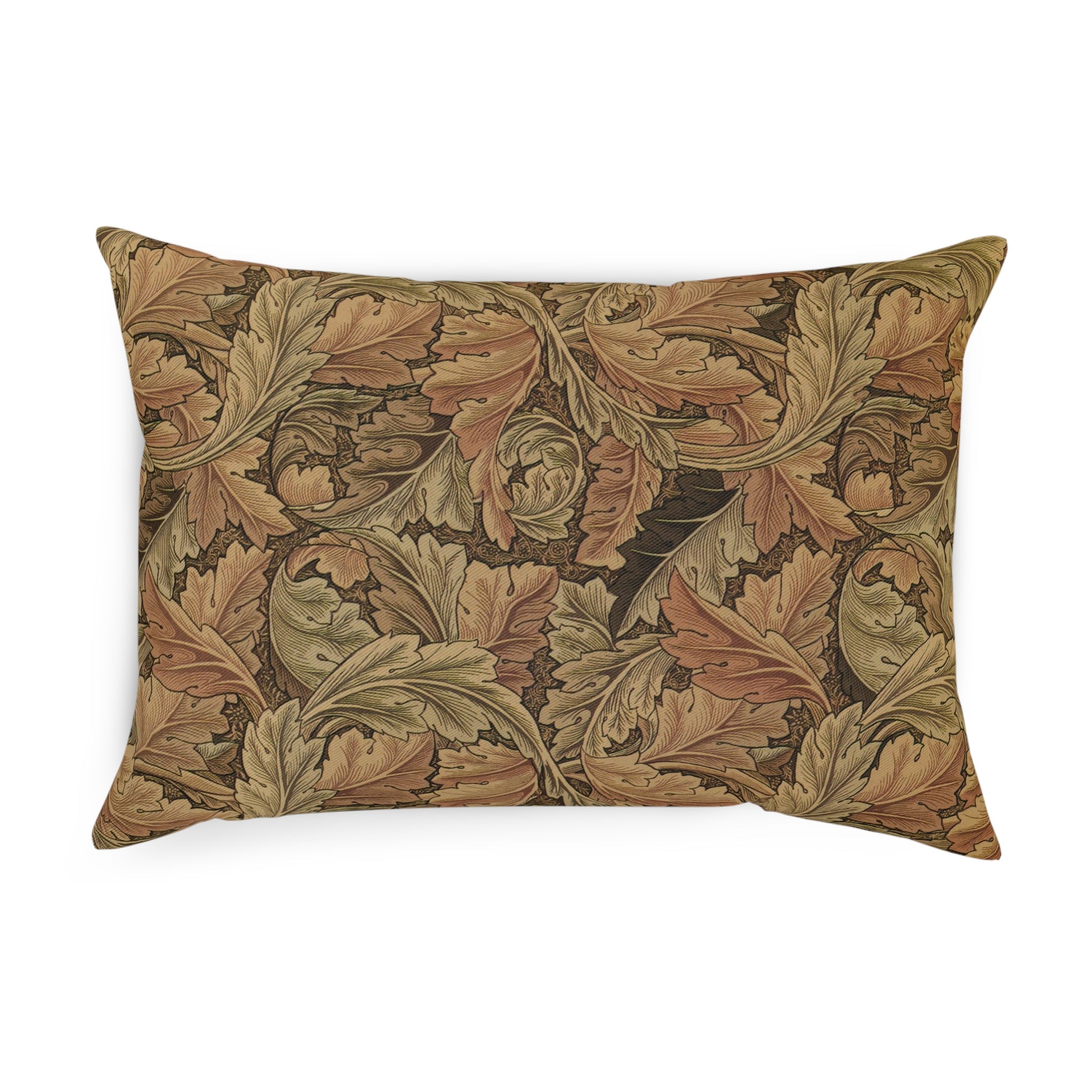 william-morris-co-cotton-drill-cushion-and-cover-acanthus-collection-brown-13