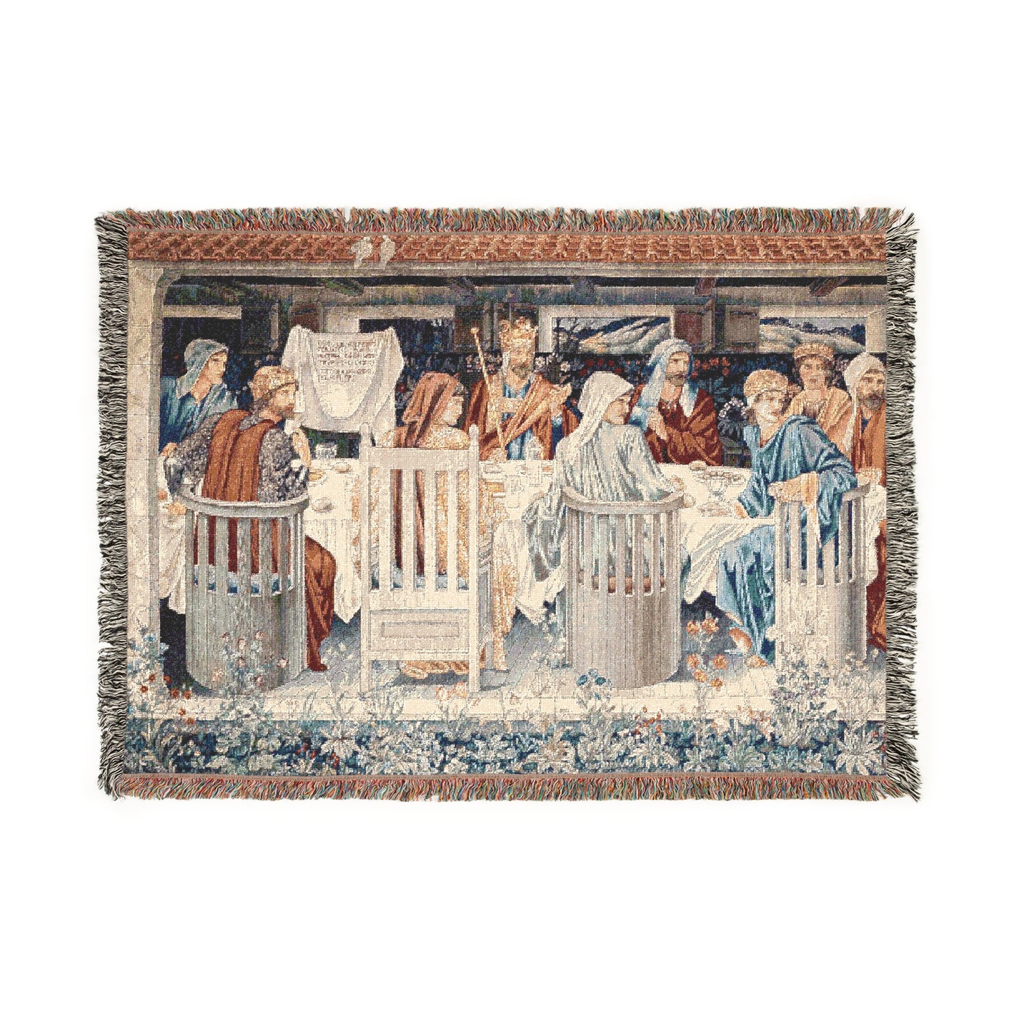 Vintage Woven Blanket - Tapestry Art for Cozy Living Spaces