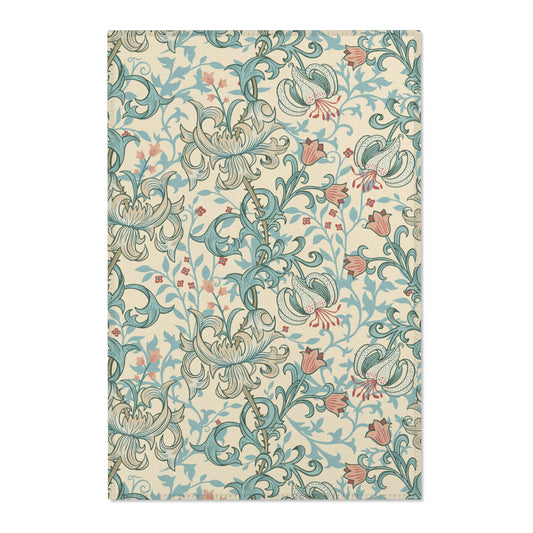 Area Rugs inspired by William Morris - Golden Lily Collection (Mineral)