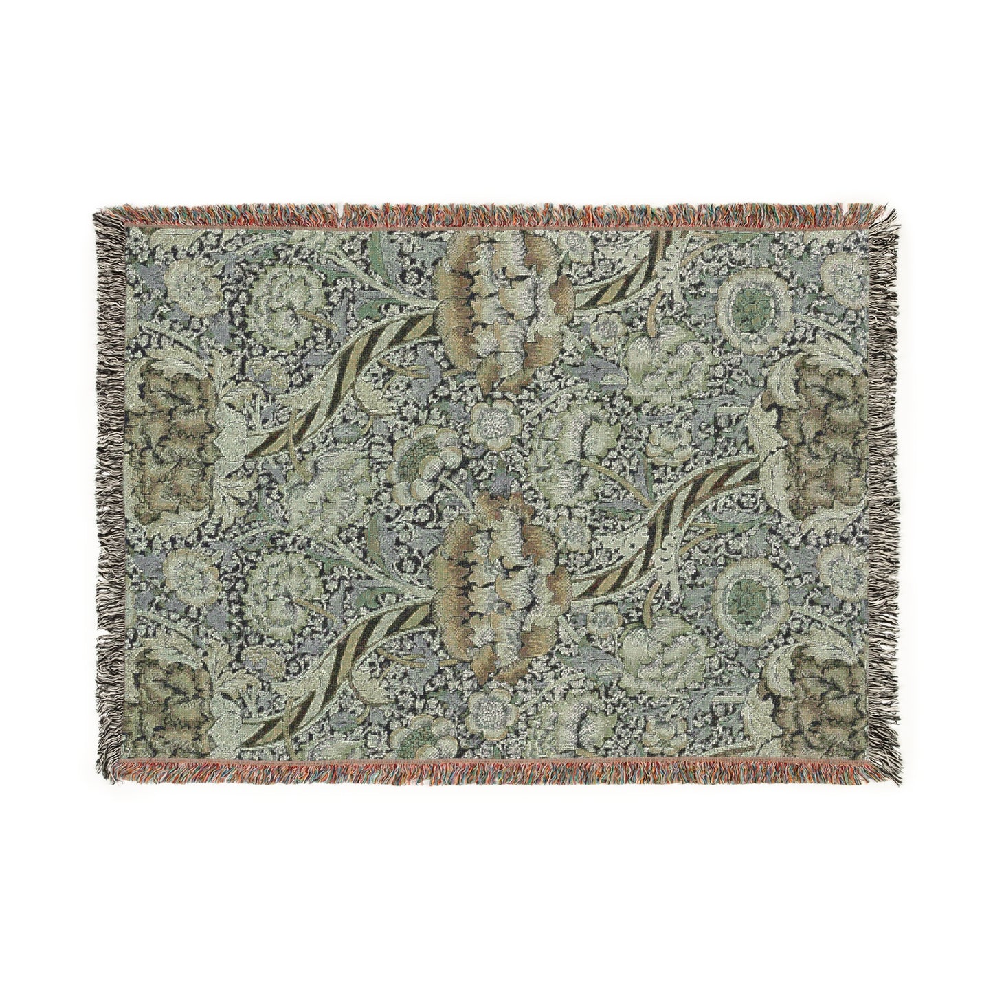 woven-cotton-blanket-by-william-morris-wandle-collection-grey-1