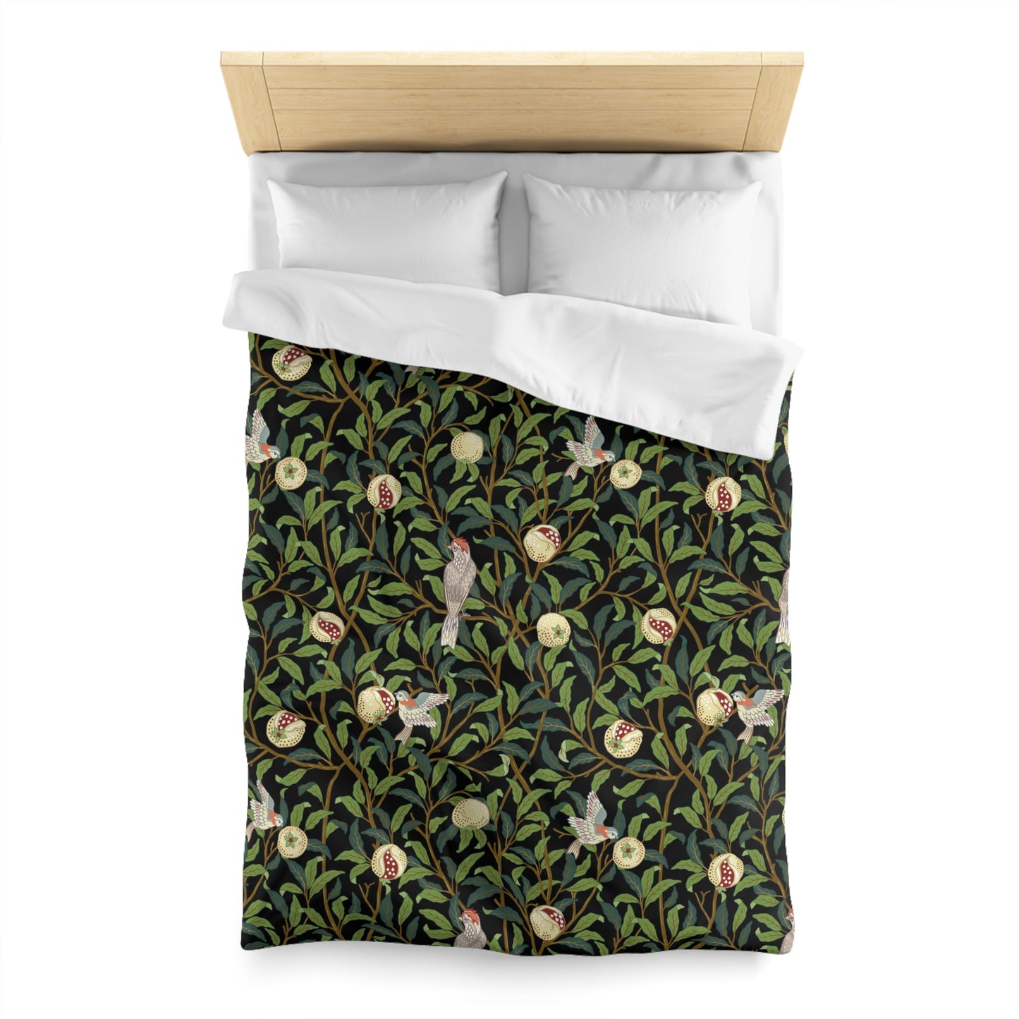 william-morris-co-microfibre-duvet-cover-bird-and-pomegranate-collection-onyx-4