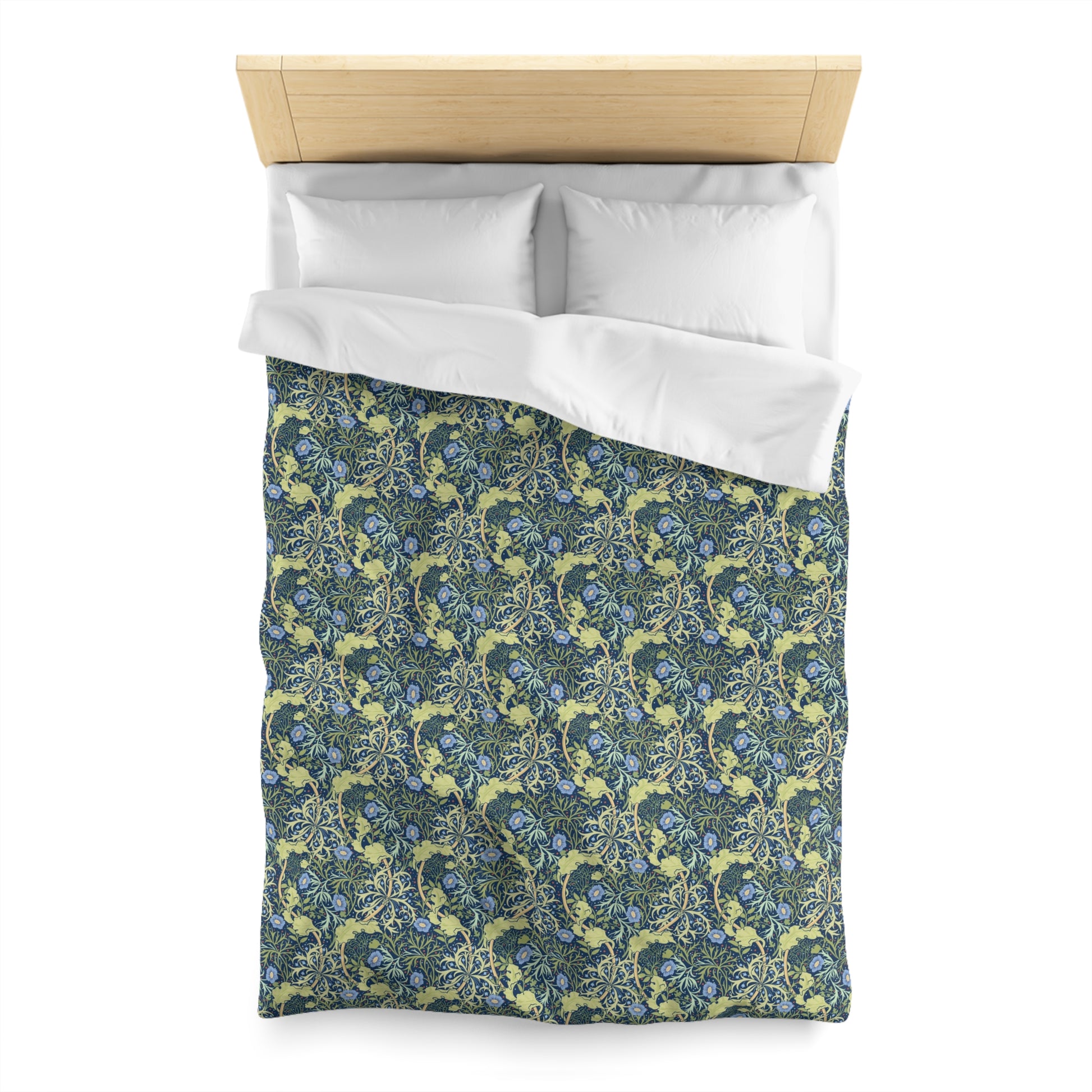 william-morris-co-microfibre-duvet-cover-seaweed-collection-blue-flower-4