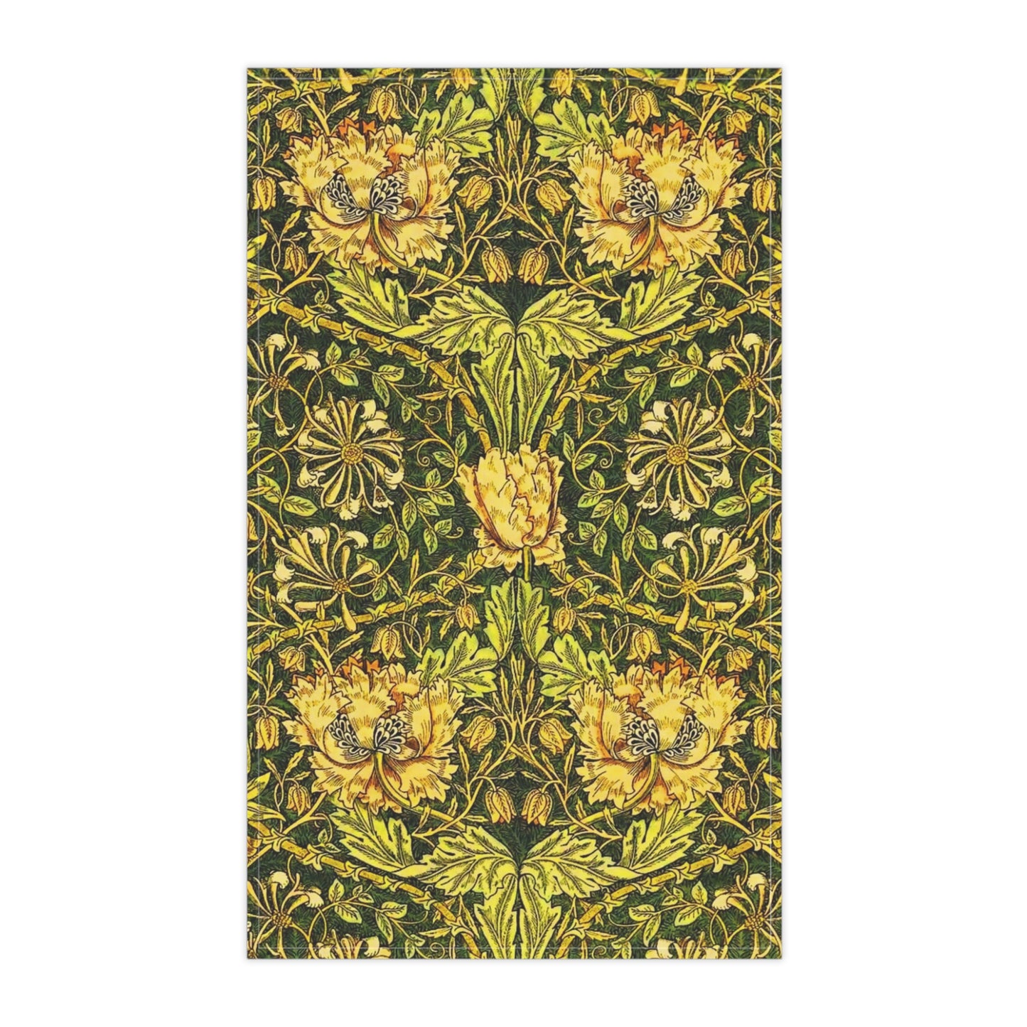 kitchen-tea-towel-william-morris-honeysuckle-collection-gold-1