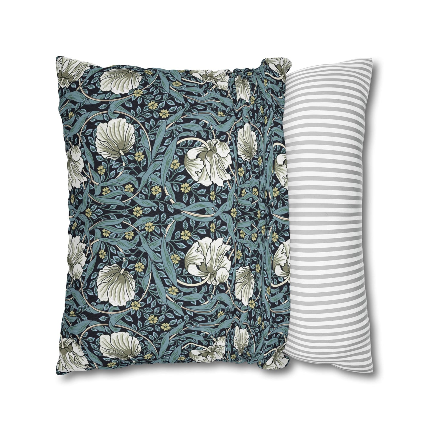 Cushion Cover inspired by William Morris - Pimpernel Collection (Slate)