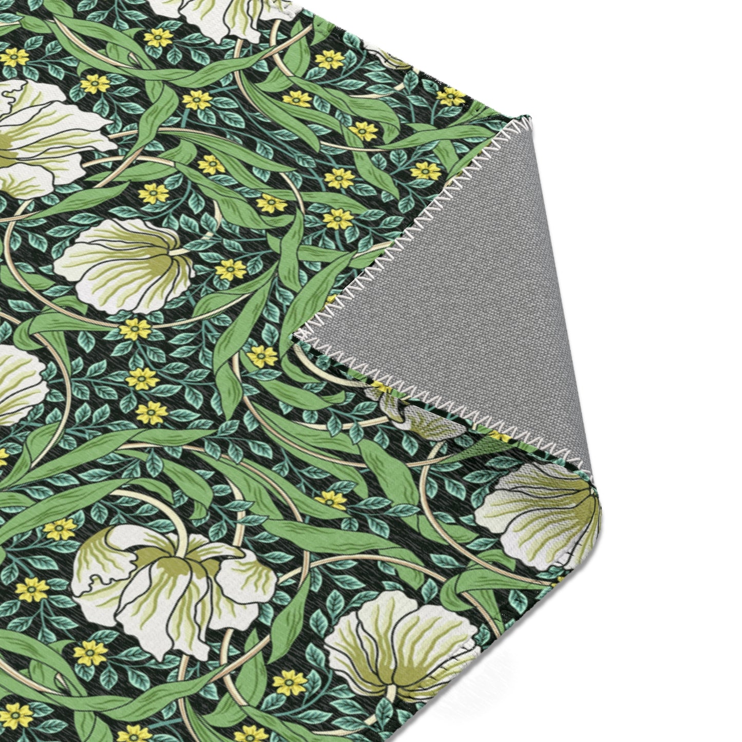 Area Rugs inspired by William Morris - Pimpernel Collection (Green)