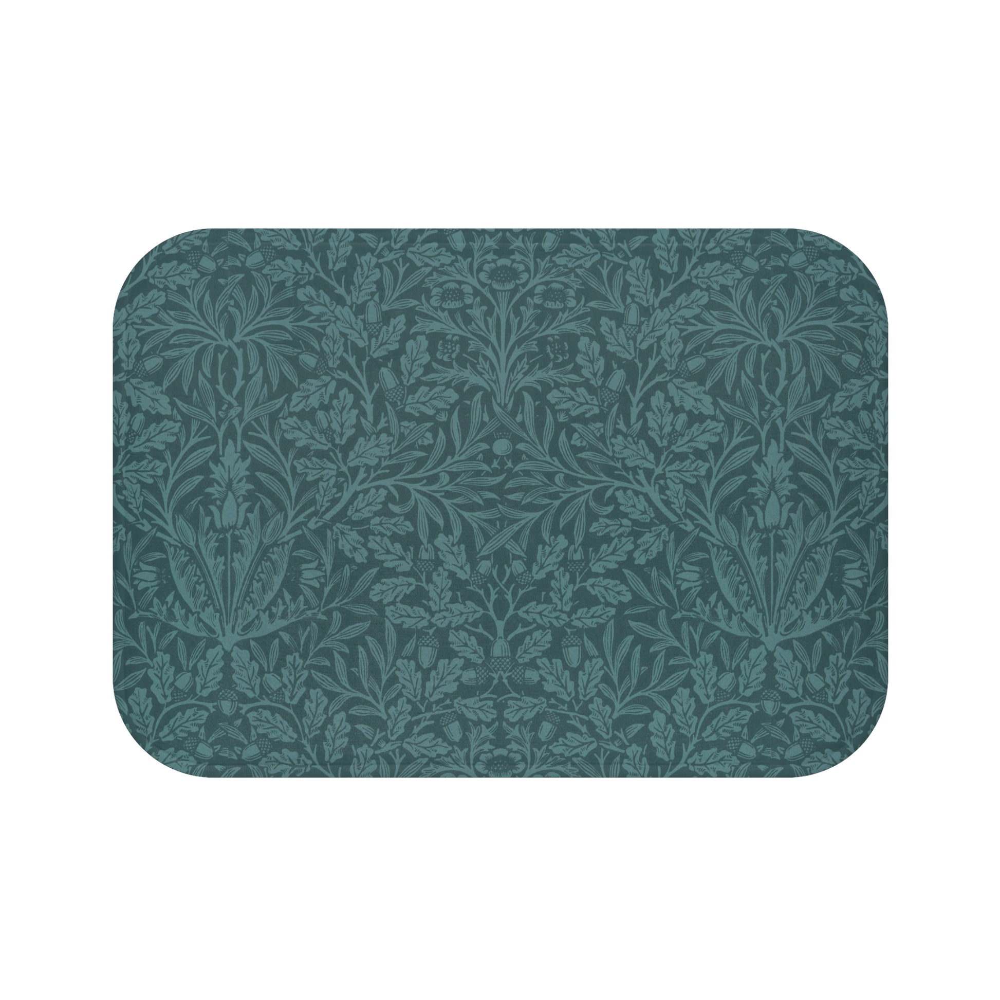 microfibre-bath-mat-william-morris-acorns-oak-leaves-teal-1