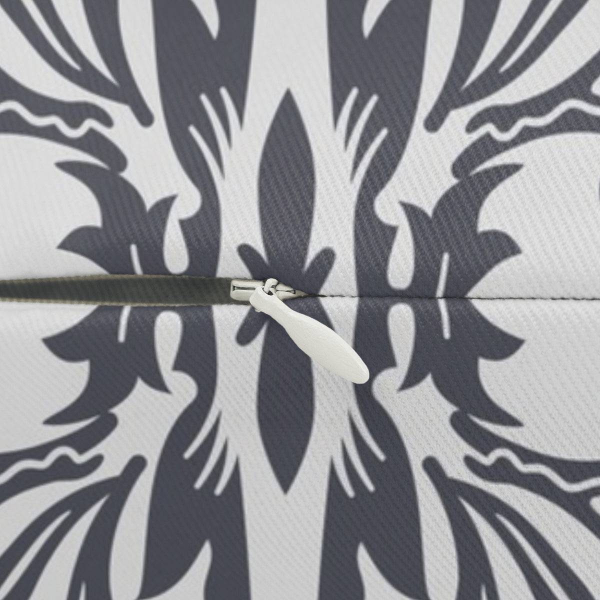 Lumbar Cushion inspired by William Morris - Brer Rabbit Collection (Grey)