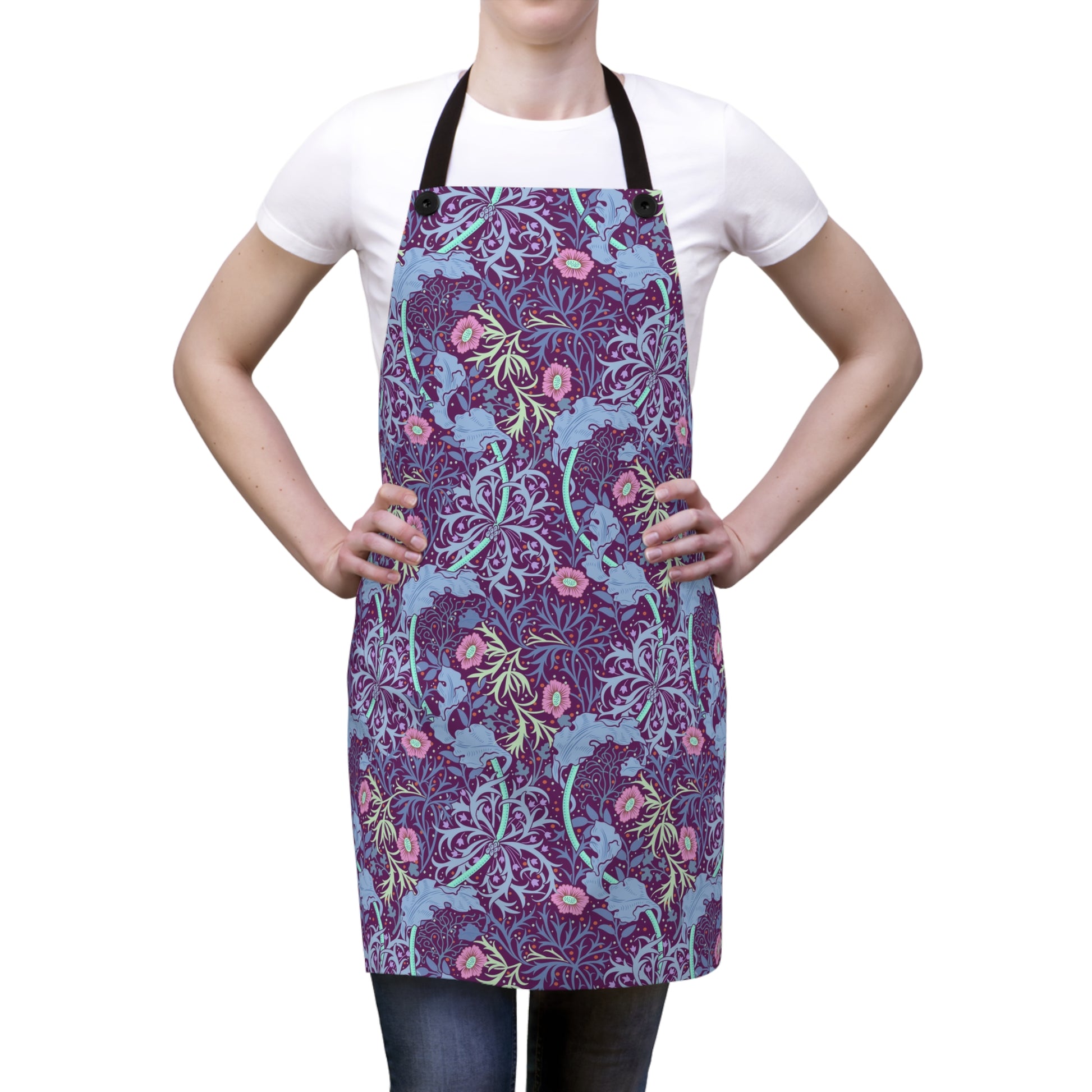 william-morris-co-kitchen-apron-seaweed-collection-pink-flower-4