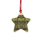 Wooden Christmas Ornaments inspired by William Morris - Tulip & Rose Collection