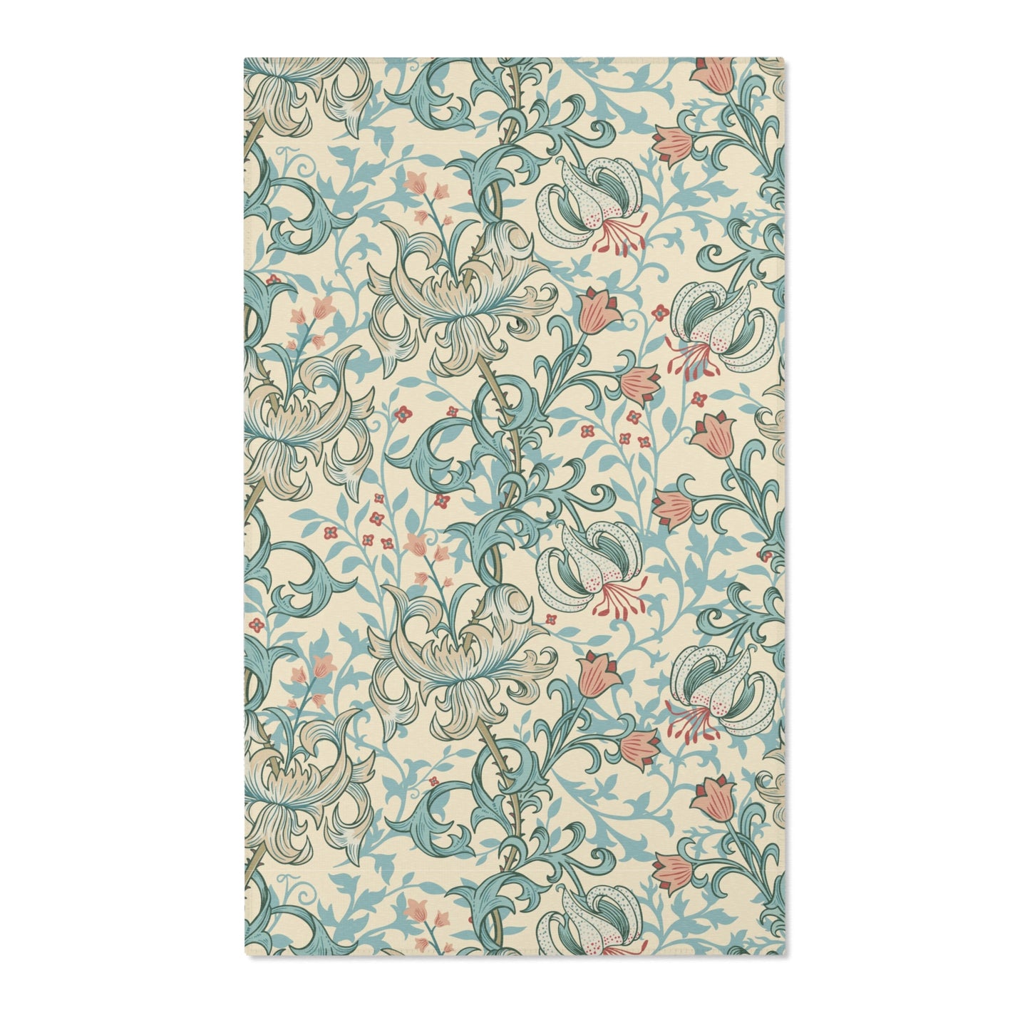 Area Rugs inspired by William Morris - Golden Lily Collection (Mineral)