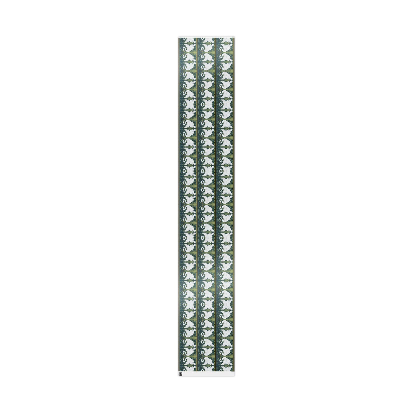 Gift Wrapping Paper inspired by William Morris - White Swan Collection (Spruce)