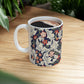 Ceramic Mug inspired by William Morris - Leicester Collection (Royal)