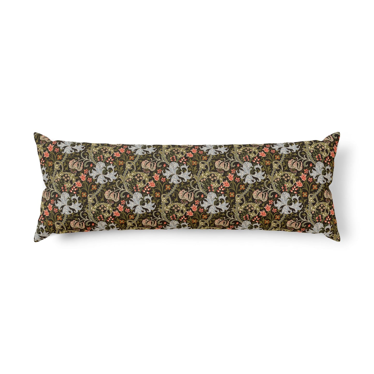 Body Pillow inspired by William Morris - Golden Lily Collection (Midnight)