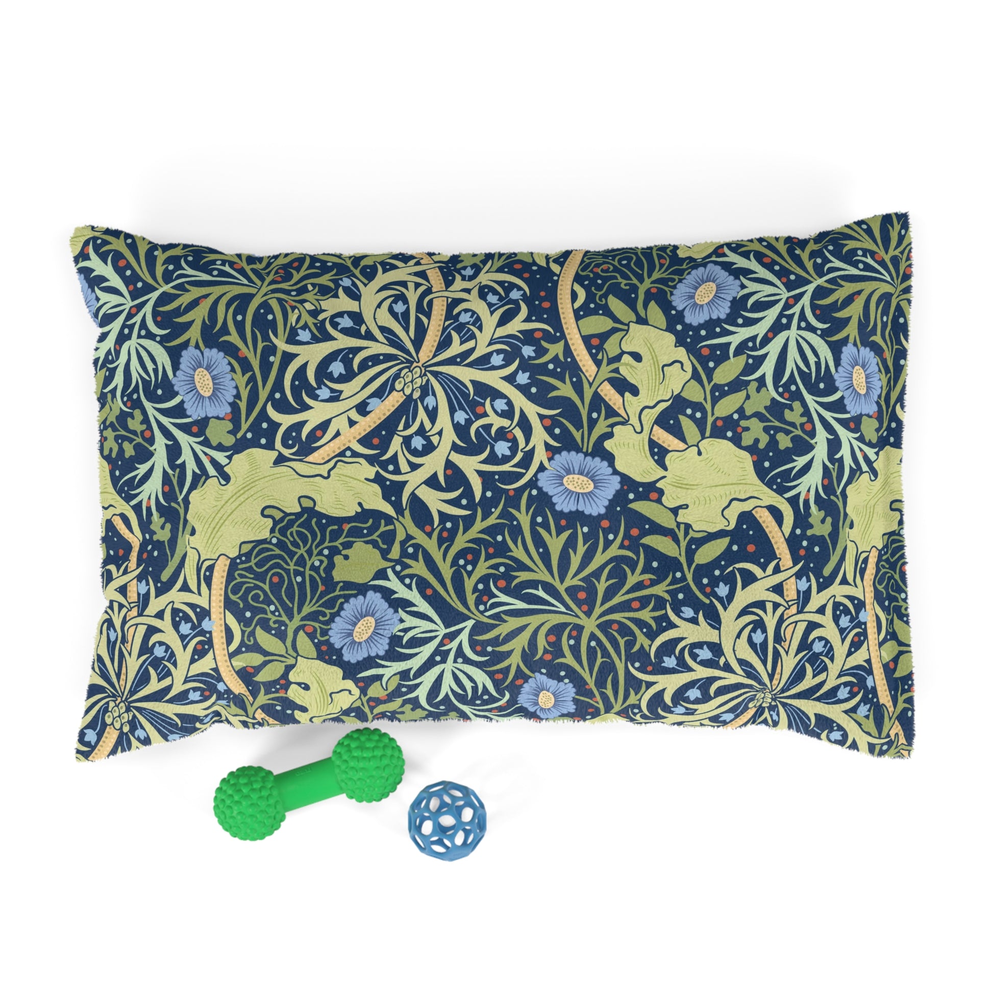 william-morris-co-pet-bed-seaweed-collection-blue-flowers-2