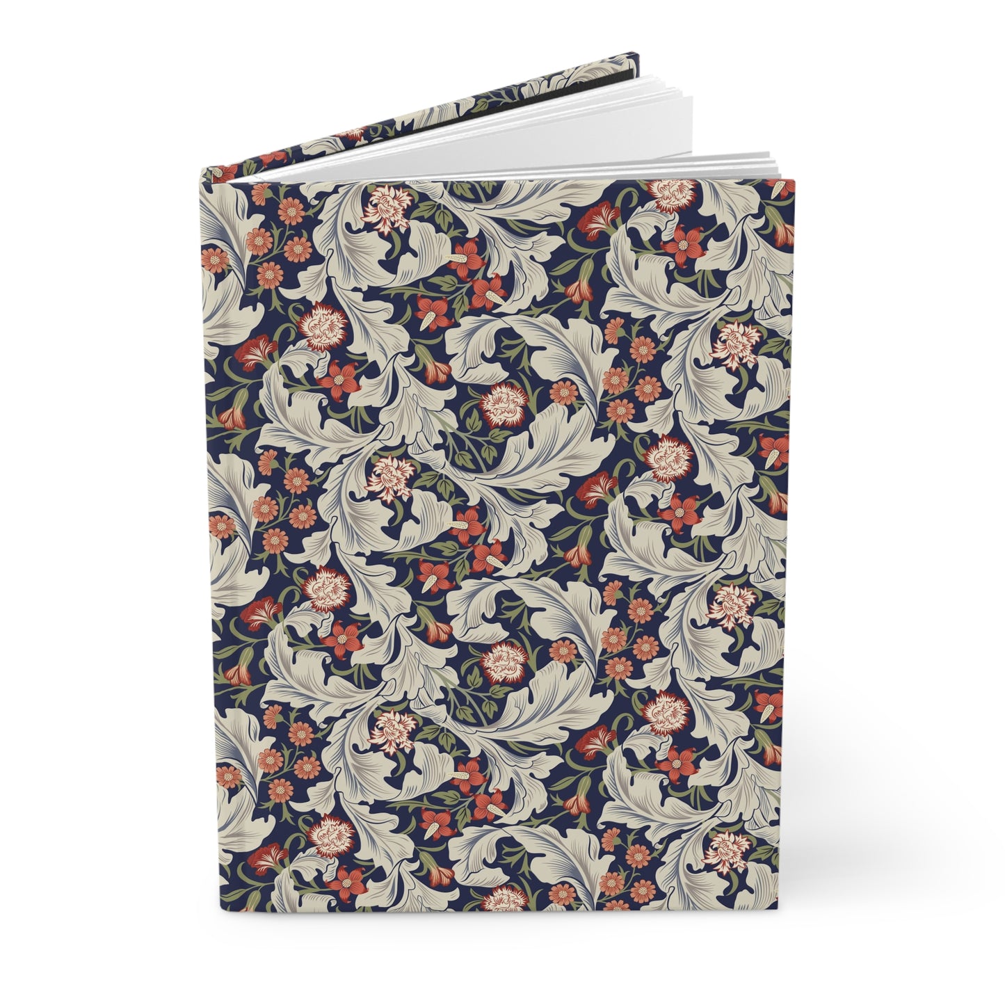 Lined Hardcover Journal inspired by William Morris - Leicester Collection (Royal)