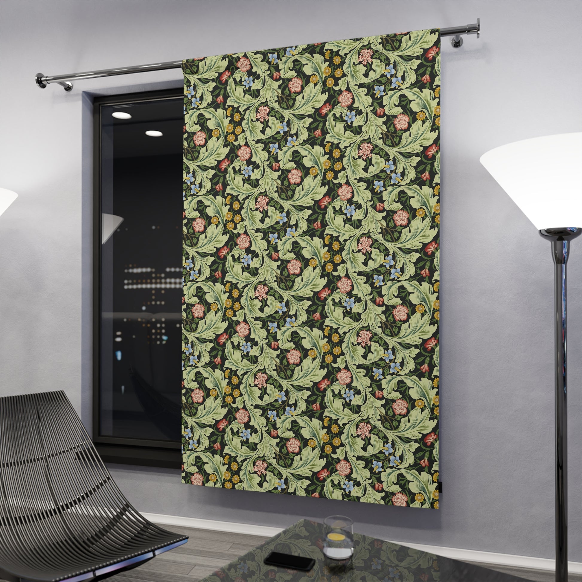 william-morris-co-blackout-window-curtain-1-piece-leicester-collection-green-4