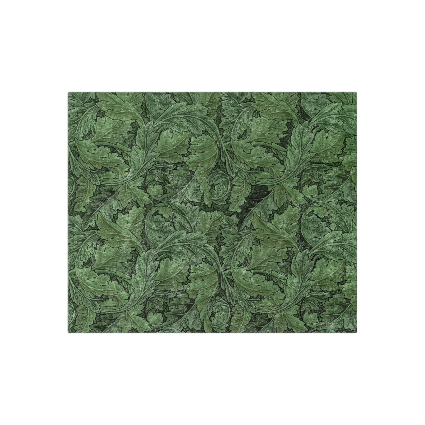 william-morris-co-lush-crushed-velvet-blanket-acanthus-collection-green-3