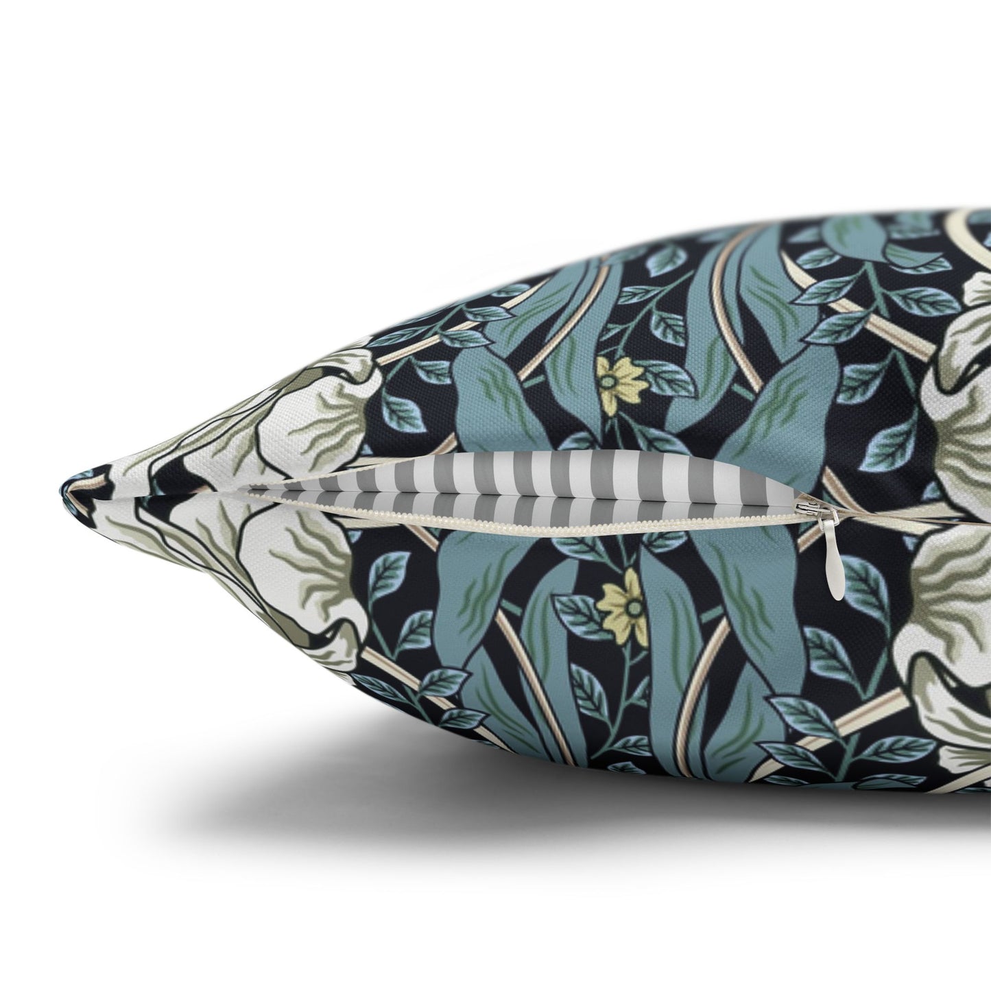 Cushion Cover inspired by William Morris - Pimpernel Collection (Slate)