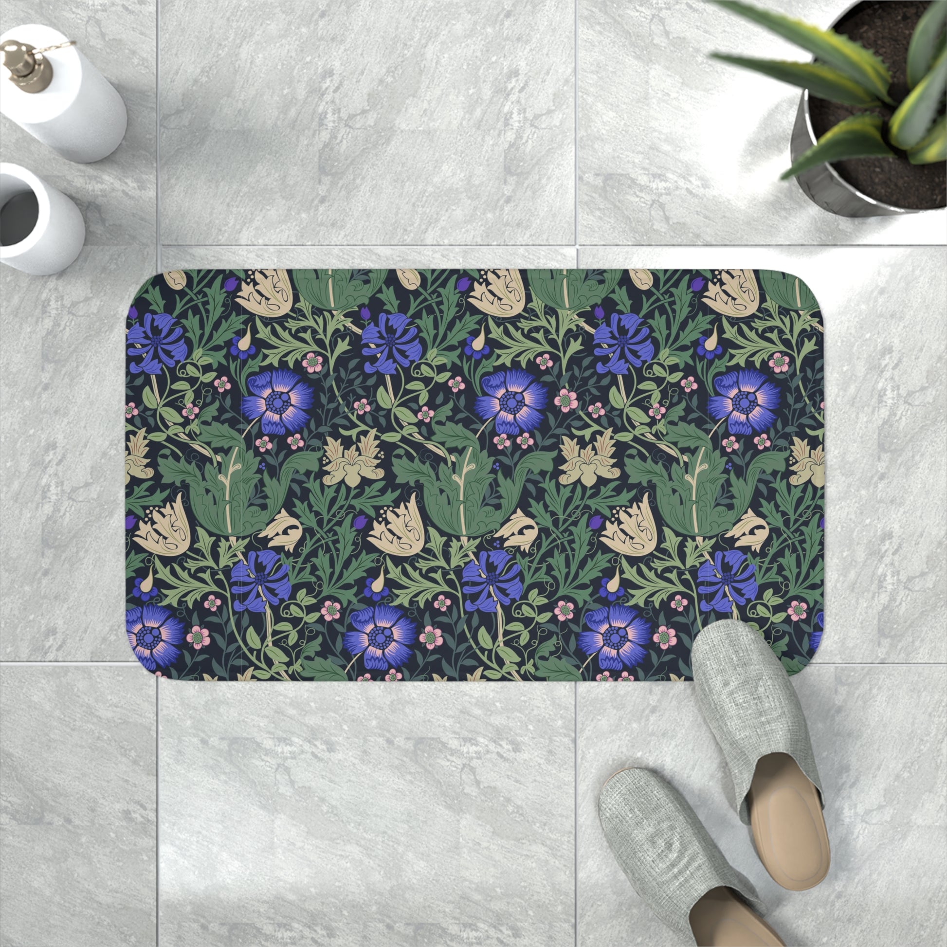 william-morris-co-memory-foam-bath-mat-compton-collection-bluebell-cottage-2