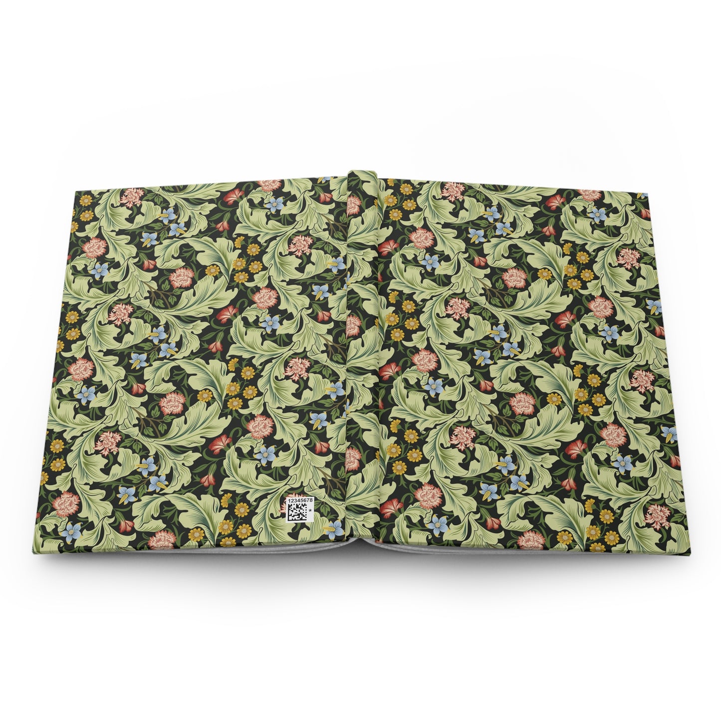 Lined Hardcover Journal inspired by William Morris - Leicester Collection (Green)