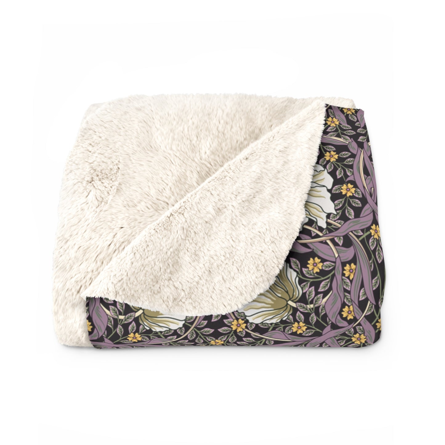 william-morris-co-sherpa-fleece-blanket-pimpernel-collection-rosewood-4