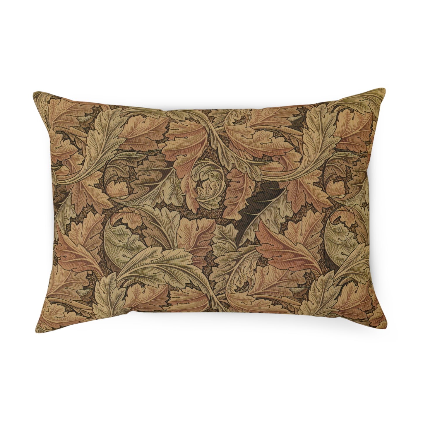 william-morris-co-cotton-drill-cushion-and-cover-acanthus-collection-brown-4