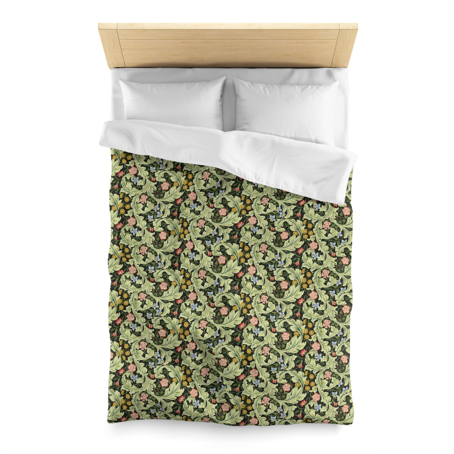 Duvet Cover inspired by William Morris - Leicester Collection (Green)