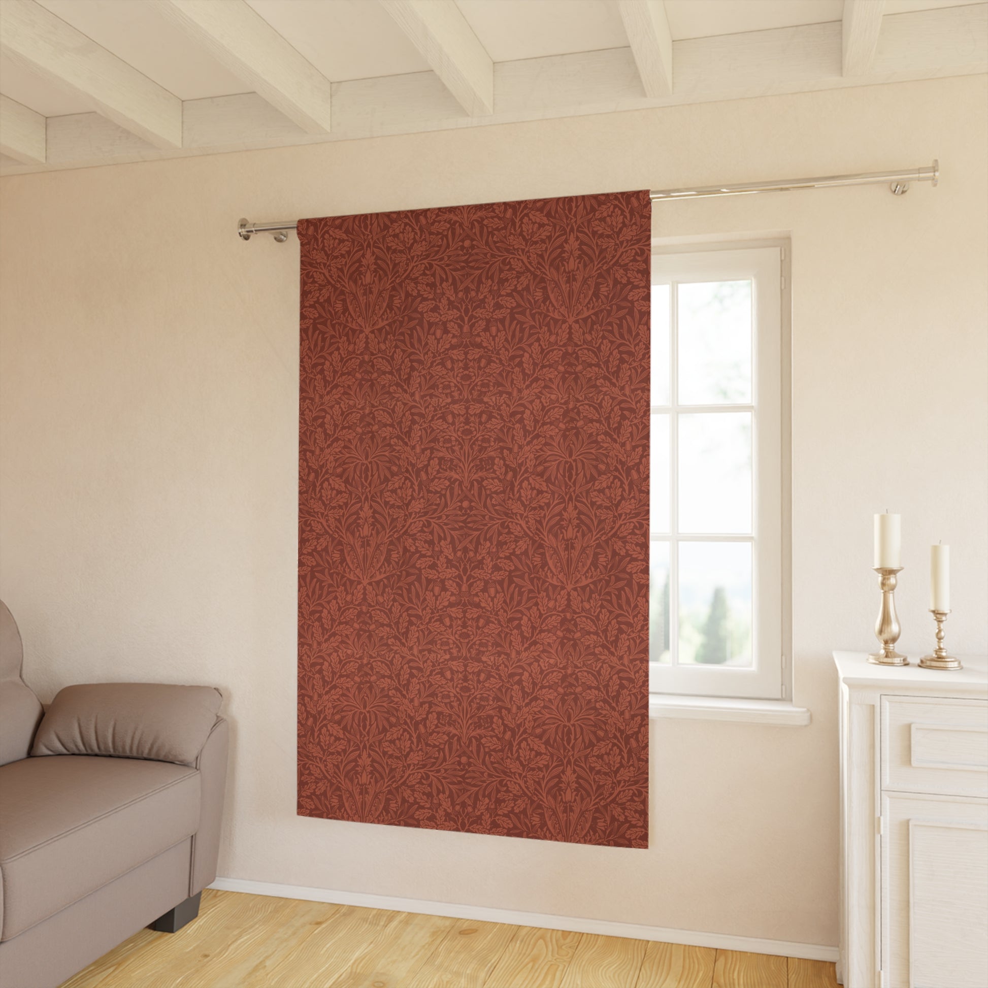william-morris-co-blackout-window-curtain-1-piece-acorns-and-oak-leaves-collection-rust-3