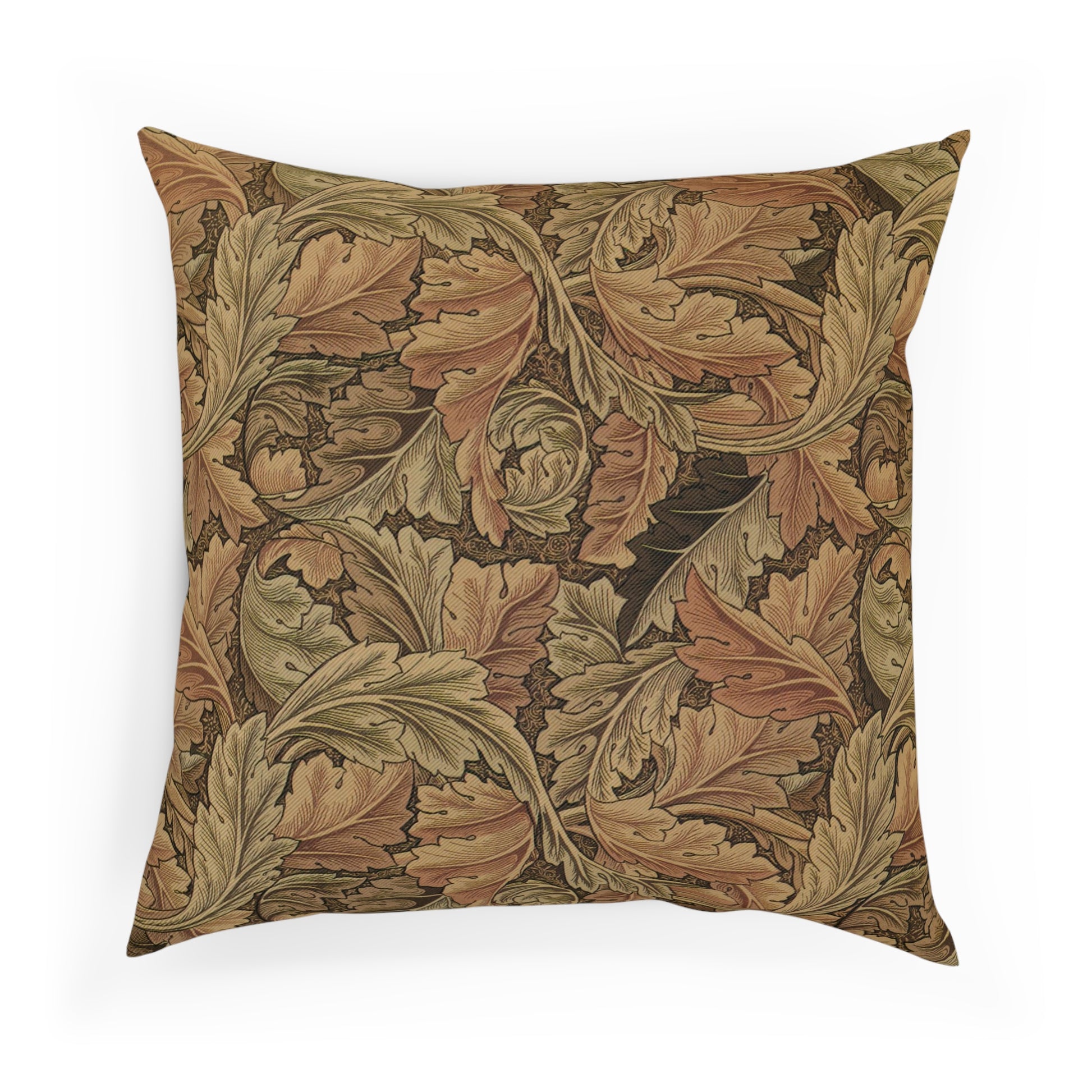 william-morris-co-cotton-drill-cushion-and-cover-acanthus-collection-brown-5