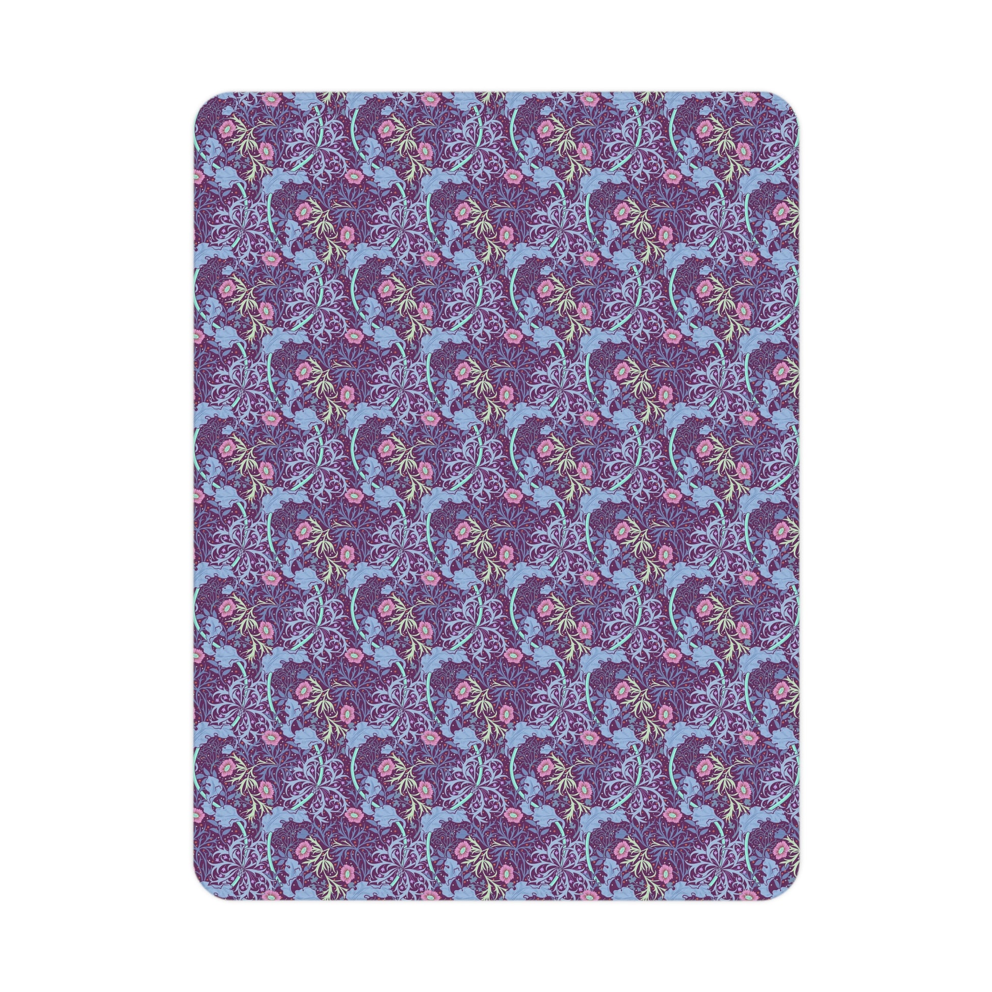toddler-blanket-by-william-morris-seaweed-collection-pink-flower-3