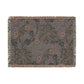 Elegant Floral Woven Blanket - Cozy Design for Home Decor