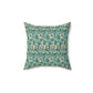 Faux Suede Cushion inspired by William Morris -