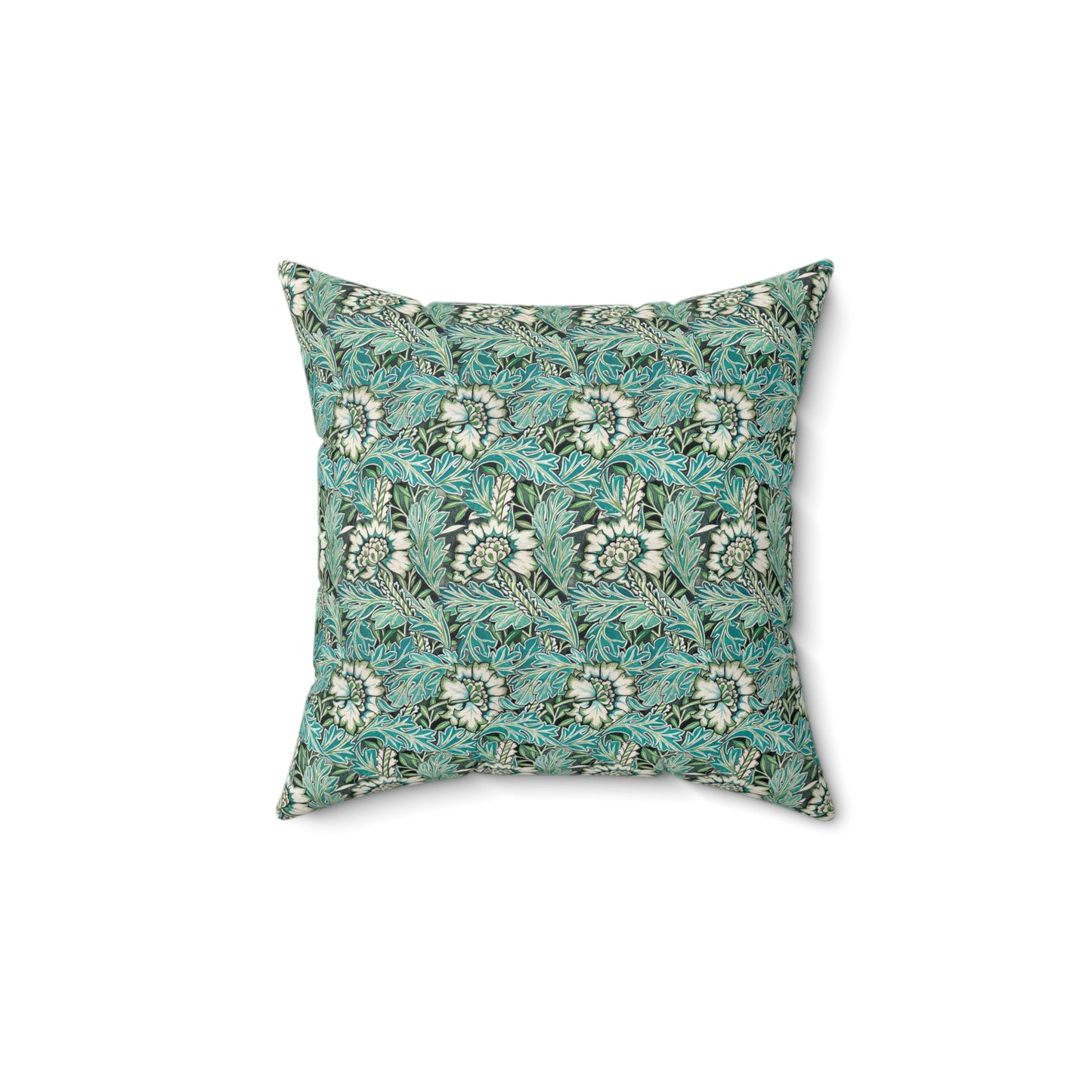 Faux Suede Cushion inspired by William Morris -